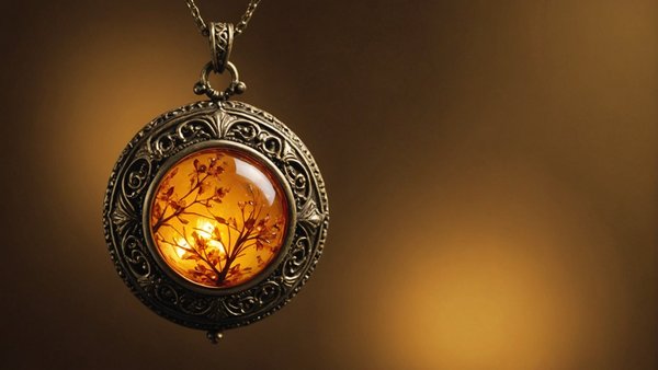 Pendentif en ambre : éclat chaleureux et vertus apaisantes